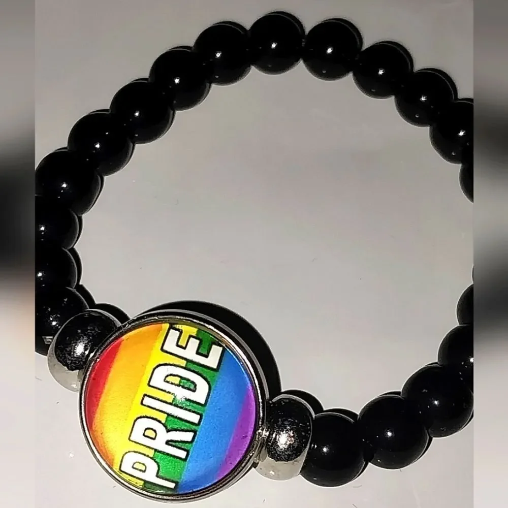 Pride unisex beaded bracelet